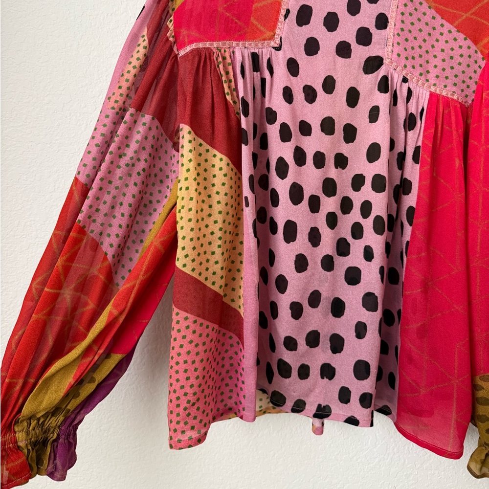 Anthropologie Bl-nk Miranda Peasant Blouse - Picture 6 of 10
